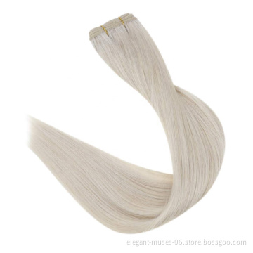 Wholesale synthetic bundle hair braids double protein filam hair extensions Silky Straight synthetic Hair Weaves vendor
